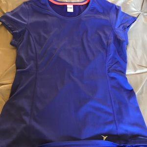 Old navy active go dry purple work out shirt